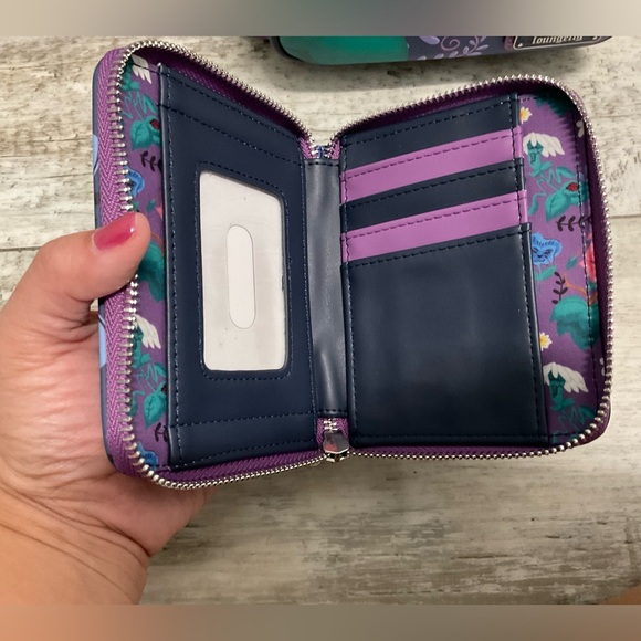 NWT Alice in Wonderland Alice and Flower mini backpack and wallet in set main image 6